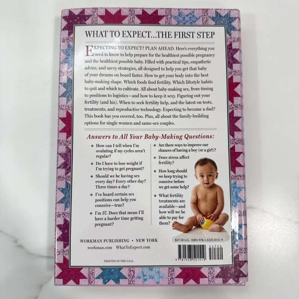 What to Expect Before You're Expecting 2nd Edition Heidi Murkoff  2017 Hardcover